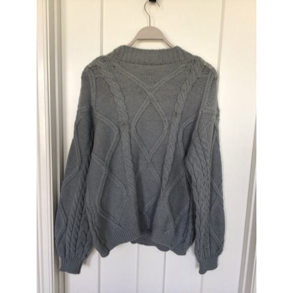 Taylor Swift The Tortured Poets Department Cardigan Eras Tour Sweater Gray XS/SM - Picture 5 of 10